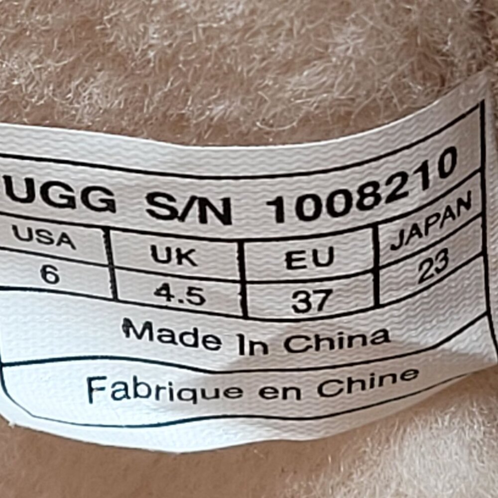UGG Women’s Rosen Black Leather Tall Zip Up Boots S/N1008210 US Size 6 - Picture 12 of 12